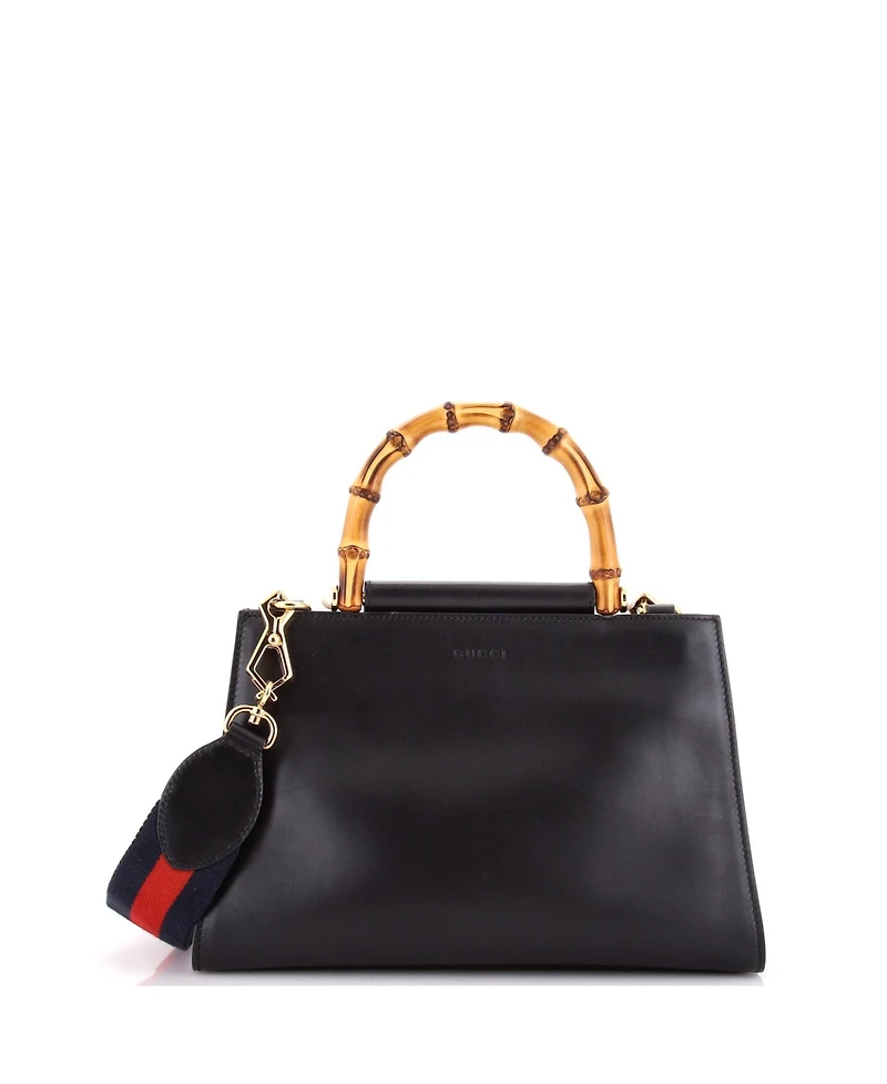 Pre-Owned Gucci Small Nymphaea Top Handle Bag Leather