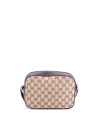 Pre-Owned Gucci Bee Web Camera Bag Gg Canvas