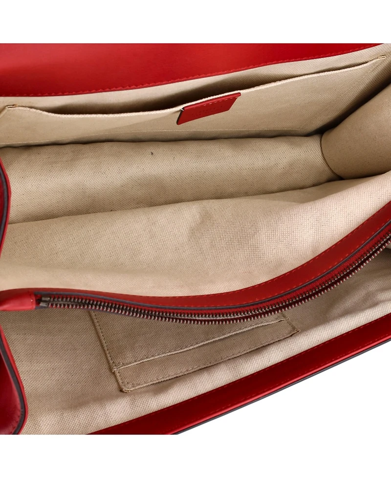 Pre-Owned Gucci Large Dionysus Bamboo Top Handle Bag Leather