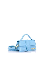 Pre-Owned Jacquemus Mini Le Bambino Top Handle Flap Bag Embossed Leather