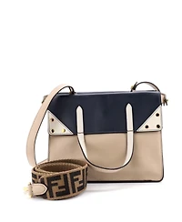 Pre-Owned Fendi Small Flip Tote Leather