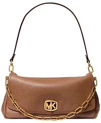 Michael Michael Kors Bryant Convertible Chain Leather Medium Shoulder Handbag