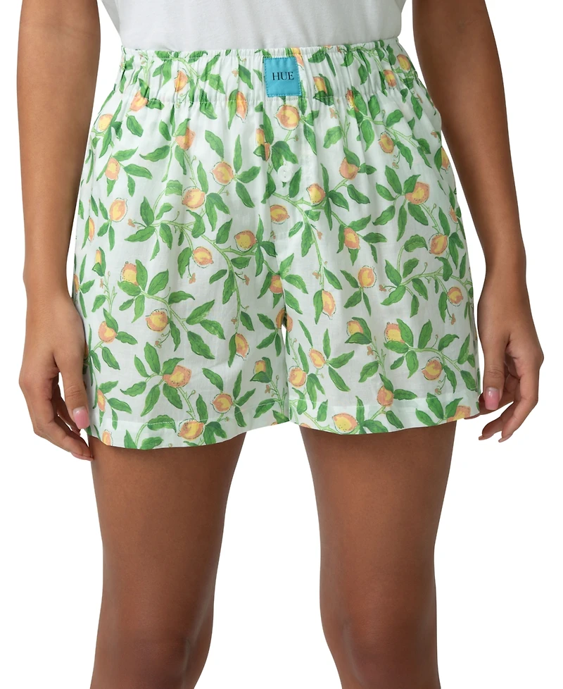 Hue Women's Cotton Pajama Voile Boxer Short