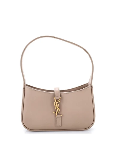 Pre-Owned Saint Laurent Mini Le 5 a 7 Hobo Leather