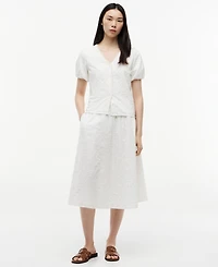 Tommy Hilfiger Women's Broderie Elasticated Waist Skirt