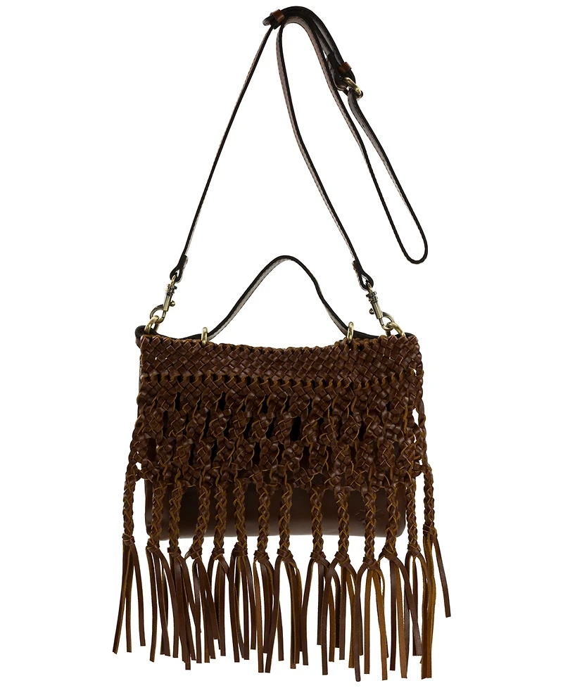 Patricia Nash Marit Woven Braided Small Crossbody Handbag