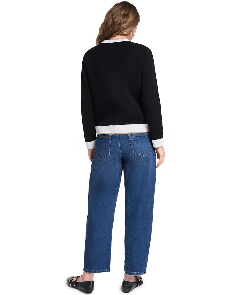Karl Lagerfeld Paris Women's Four-Pocket Cardigan
