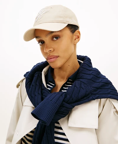 Tommy Hilfiger Women's Embroidered Script Logo Adjustable Baseball Cap