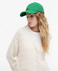 Tommy Hilfiger Women's Cotton Embroidered Script Logo Adjustable Baseball Cap