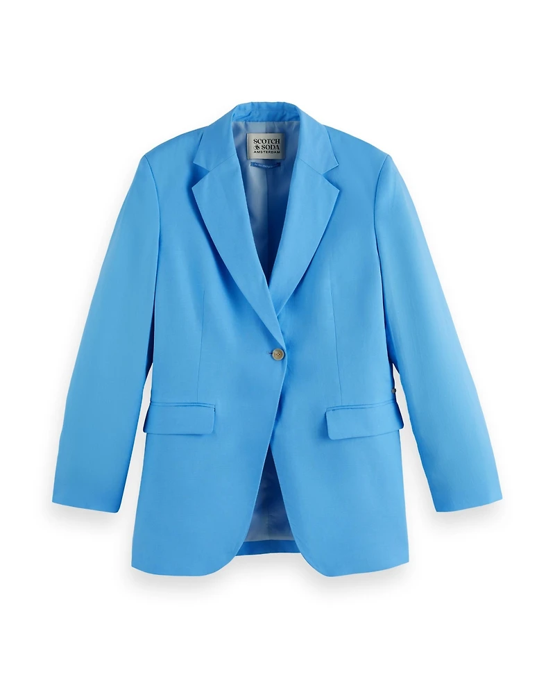 Scotch & Soda Women's Boyfriend Linen Blend Blazer