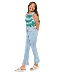 KanCan Big Girls Beth High Rise Crop Bootcut Jeans