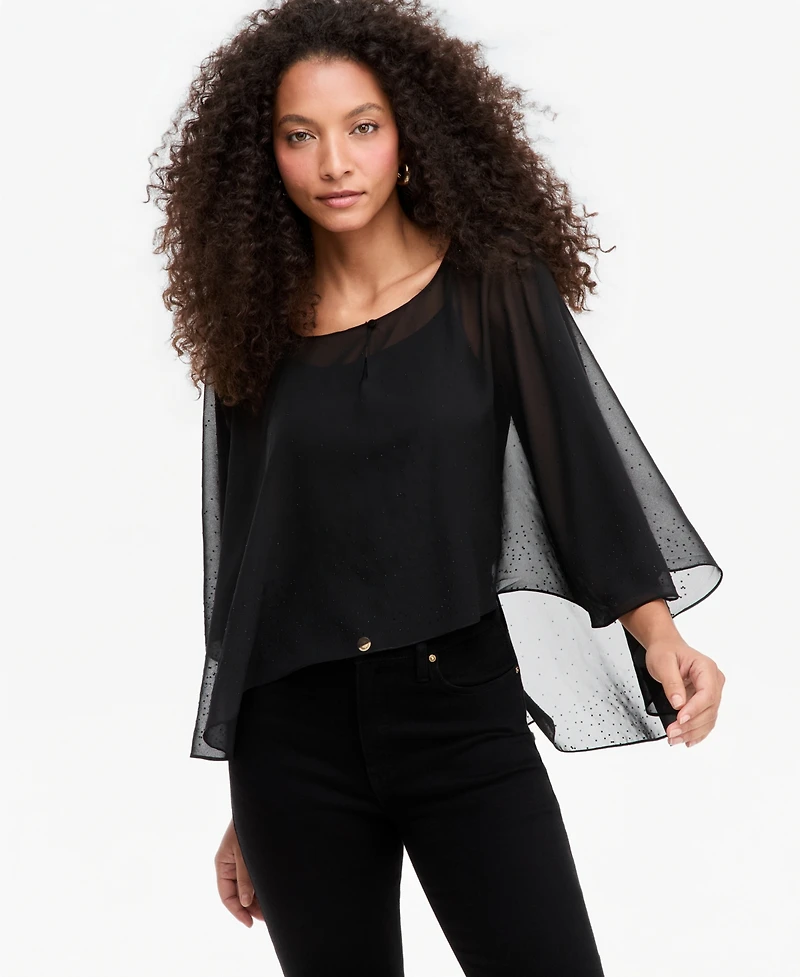 I.n.c. International Concepts Women's Embellished Capelet, Macy's Exclusive