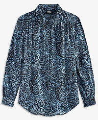 I.n.c. International Concepts Women's Long-Sleeve Button Down Tunic Blouse, Macy's Exclusive