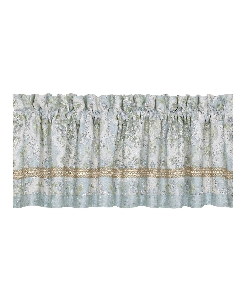 J Queen New York Pasadena Window Straight Valance, 18" x 88"
