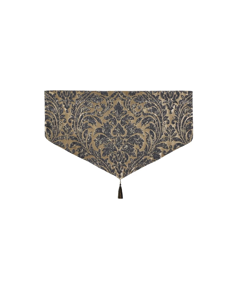 J Queen New York Glimmerstone Window Ascot Valance, 21" x 40"