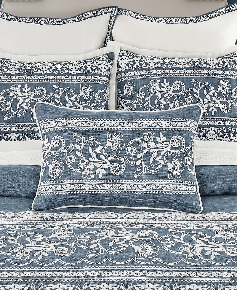 J Queen New York Chantalee Boudoir Decorative Pillow, 14" x 21"
