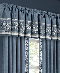 J Queen New York Chantalee Window Straight Valance, 18" x 88"