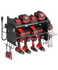 Xdovet Power Tools Organizer Charging Station Wall Mount Drills Storage Gifts Men Father