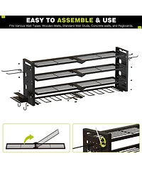 Xdovet Power Tool Organizer Wall Mount Drill Rack Holder
