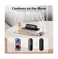 Cowin Mini Fan Portable Handheld Folding Lightweight Travel Summer