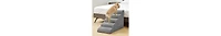 Zeny Staircase ramps designed for small dogs and cats, high-density foam curved pet steps