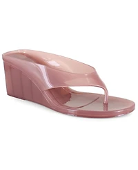 Christian Siriano Women's Ariel Wedge Jelly Sandal