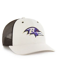 Carhartt x '47 Men's Natural/Brown Baltimore Ravens Undyed Trucker Adjustable Hat