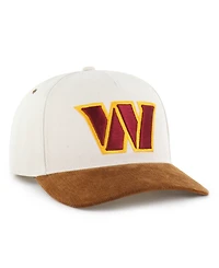 Carhartt x '47 Men's Natural/Brown Washington Commanders Undyed Relaxed Hitch Adjustable Hat