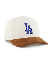 Carhartt x '47 Men's Natural/Brown Los Angeles Dodgers Undyed Relaxed Hitch Adjustable Hat