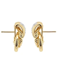 And Now This Crystal Gold-Tone Plated Drop Post Earrings