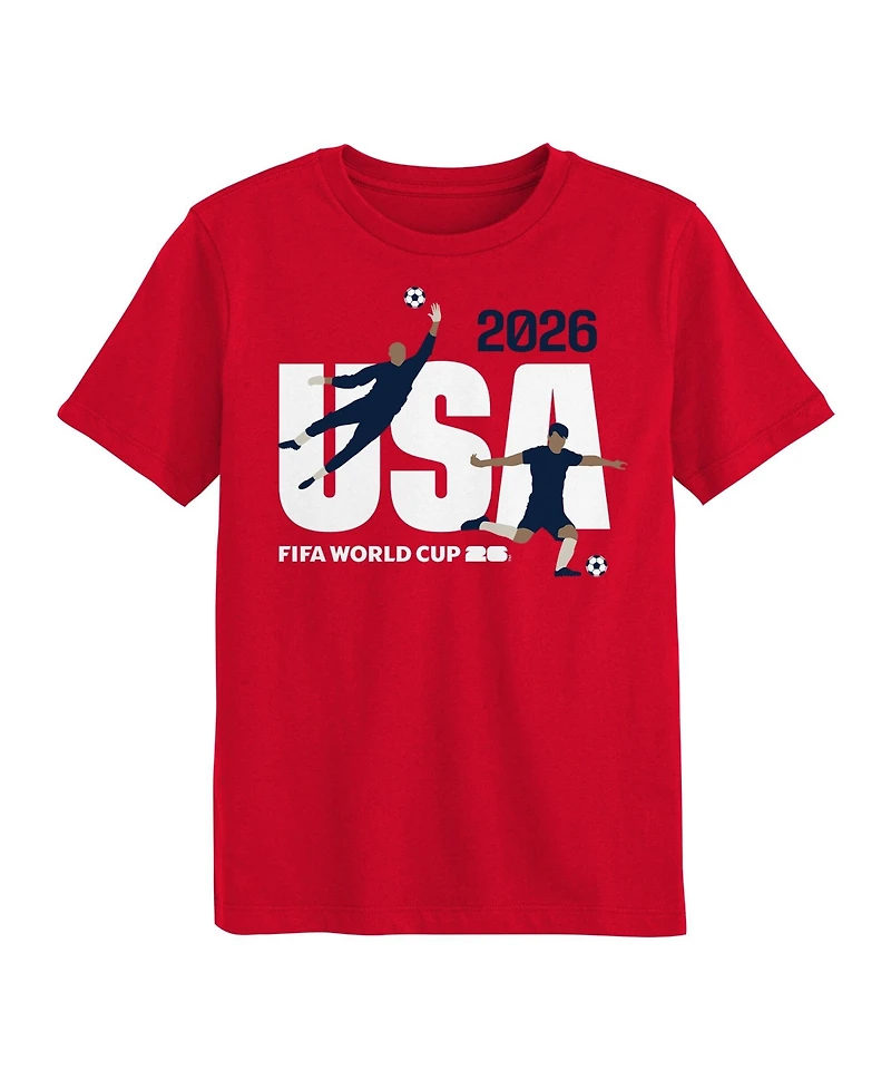 Outerstuff Preschool Red Usa Fifa World Cup 2026 Graphic T-Shirt