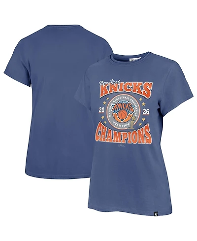 47 Brand Women's Blue New York Knicks 2026 Nba Finals Champions Frankie T-Shirt