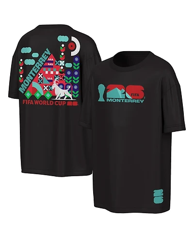 Outerstuff Men's Black Fifa World Cup 2026 Monterrey Big City Poster T-Shirt