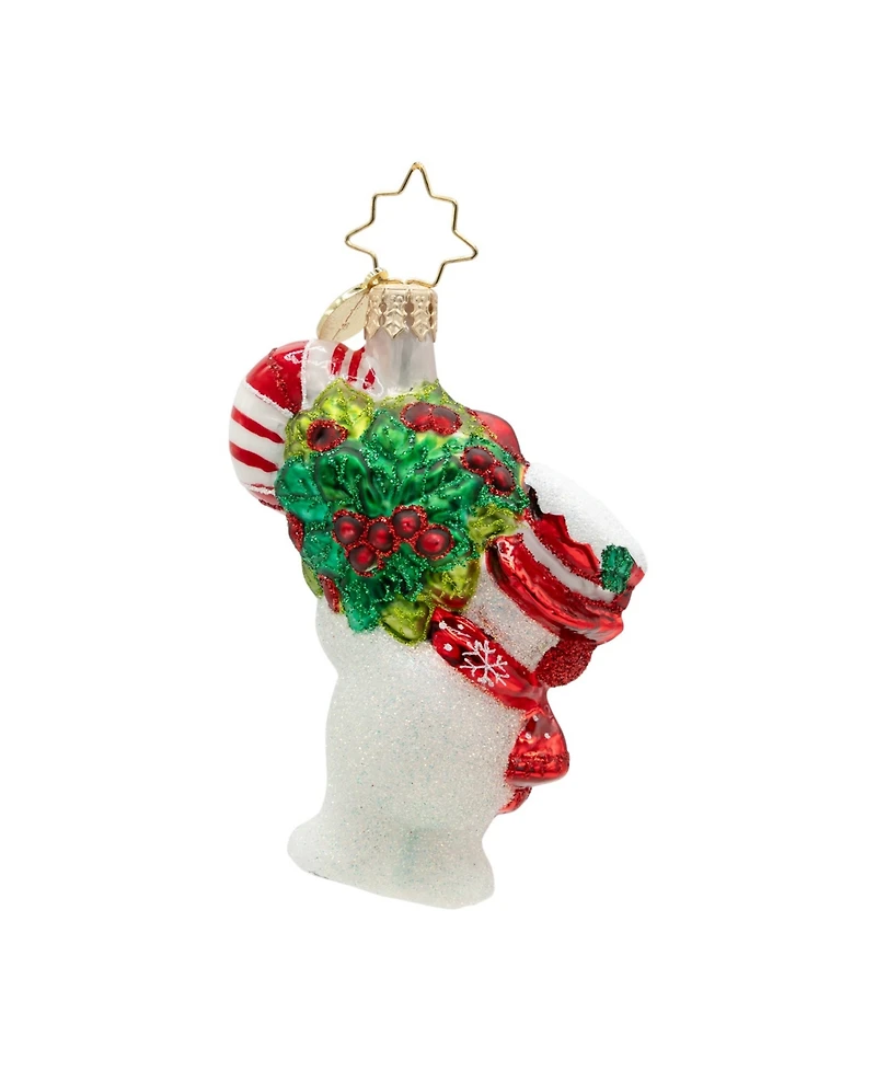 Christopher Radko 3" Snowy Retro Cheer Gem Ornament