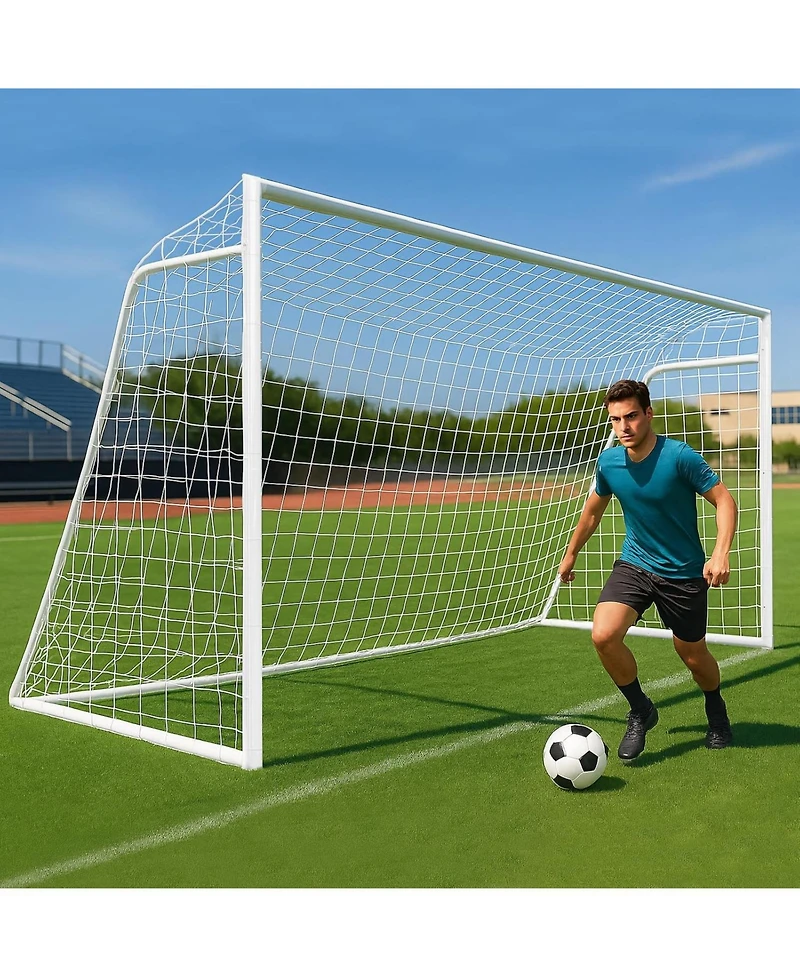 Mooncool Soccer Goal Steel for Teens and Adults Training