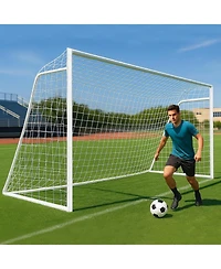 Mooncool Soccer Goal Steel for Teens and Adults Training