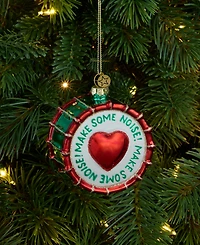 Macys 100th Thanksgiving Day Parade Glass Drum Ornament, Macy's Exclusive