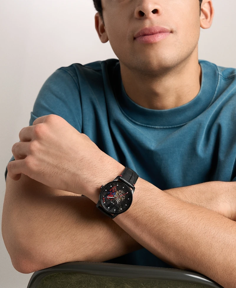 Fossil Men's Marvel x Fossil Limited-Edition Spider-Man Watch 42mm