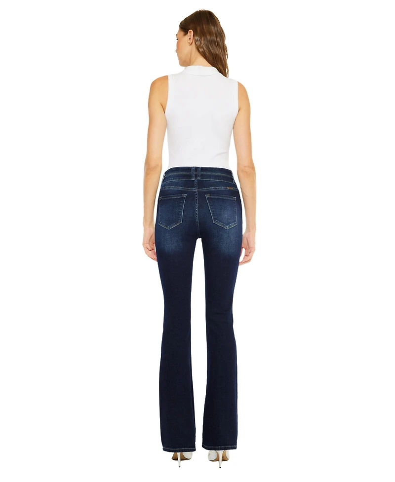KanCan Women's Gisella High Rise Bootcut Jeans