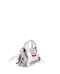 Pre-Owned Balenciaga Mini City Graffiti Classic Studs Bag Leather