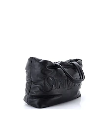 Pre-Owned Saint Laurent Debossed Logo Tote Padded Leather