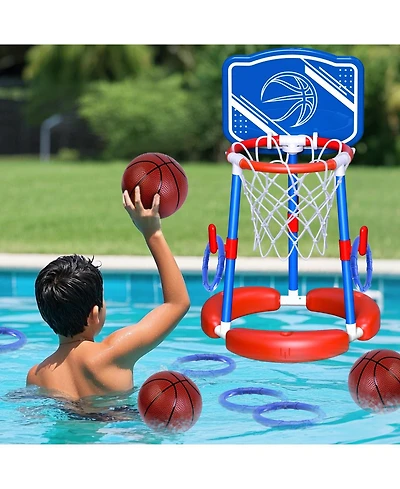 Gnuadz Pool Basketball Hoop Ring Toss Floating Games
