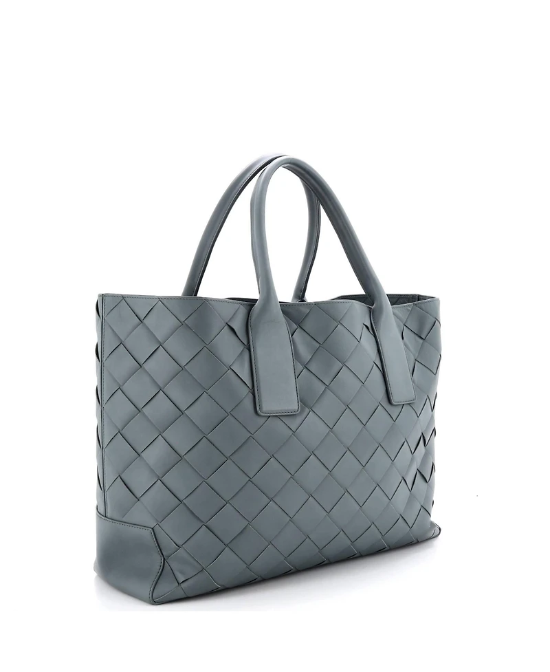 Pre-Owned Bottega Veneta Open Tote Maxi Intrecciato Leather