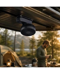 Ayamaya Magnetic Clip-On Fan, Rechargeable Portable Camping and Desk Fan with Strong Magnet, Usb-c Battery and 3 Speeds