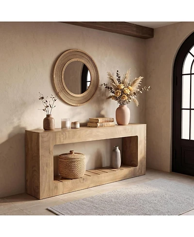 Tribesigns Long Console Table, 78.7-Inch Farmhouse Entryway Table for Behind Sofa, Entry, Behind the Couch, Hallway, Entrance, Foyer