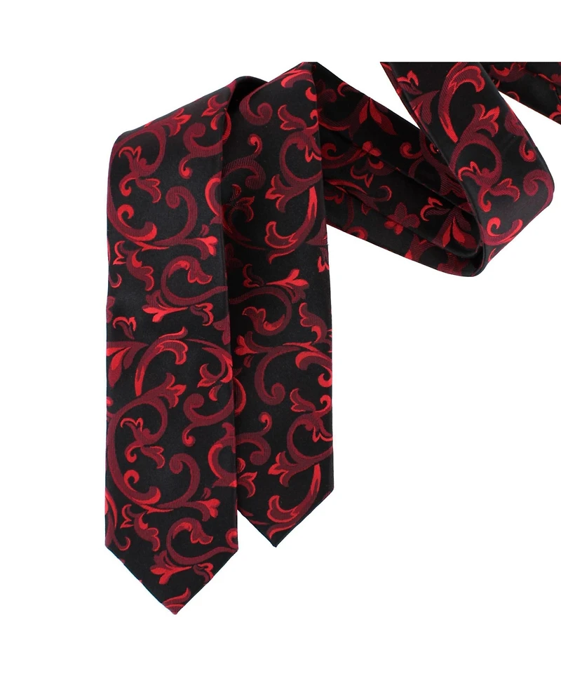 Trafalgar Men's Daddy and Me Christian the Romantic Brocade Silk Neckties