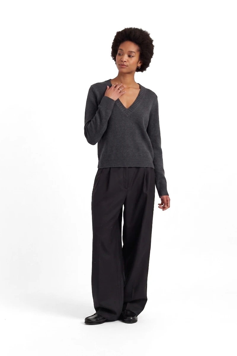 Chinti & Parker Women's Wool-Cashmere V-Neck Sweater