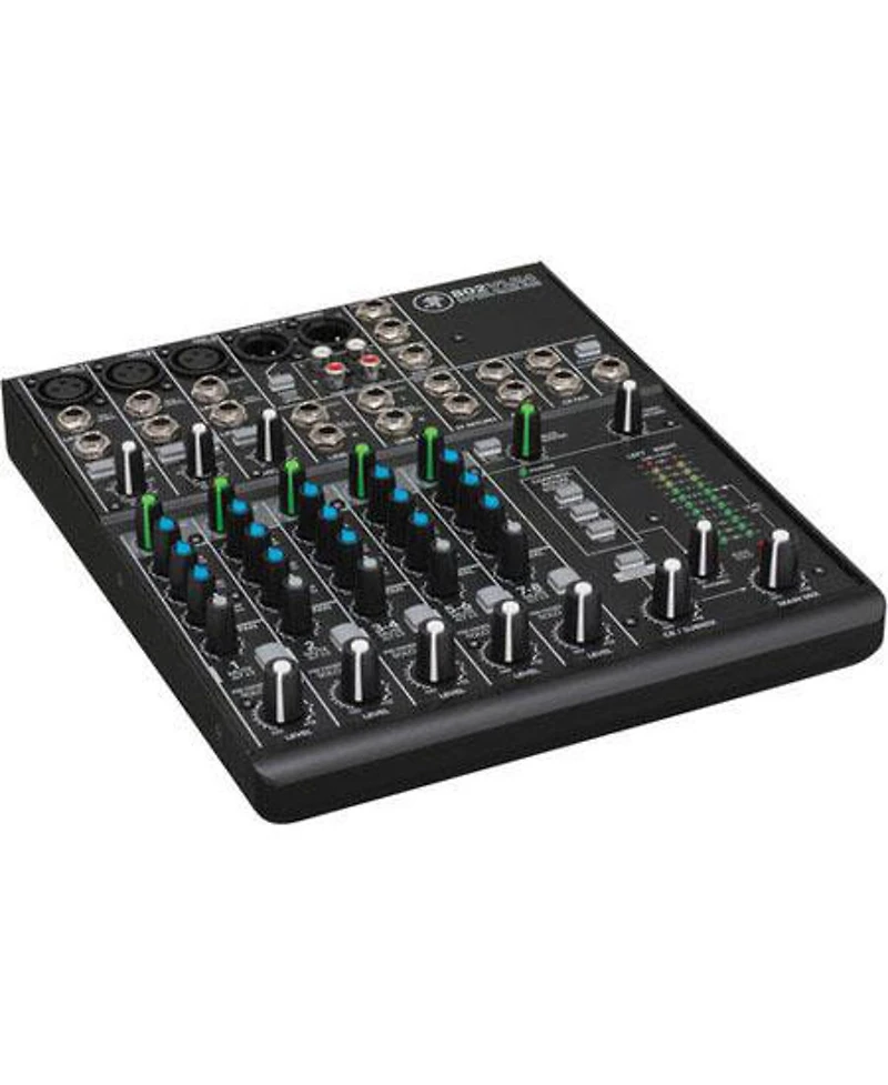 Mackie 802VLZ4 8-Channel Ultra-Compact Mixer, 3-Band Eq (80 Hz, 2.5 and 12 kHz