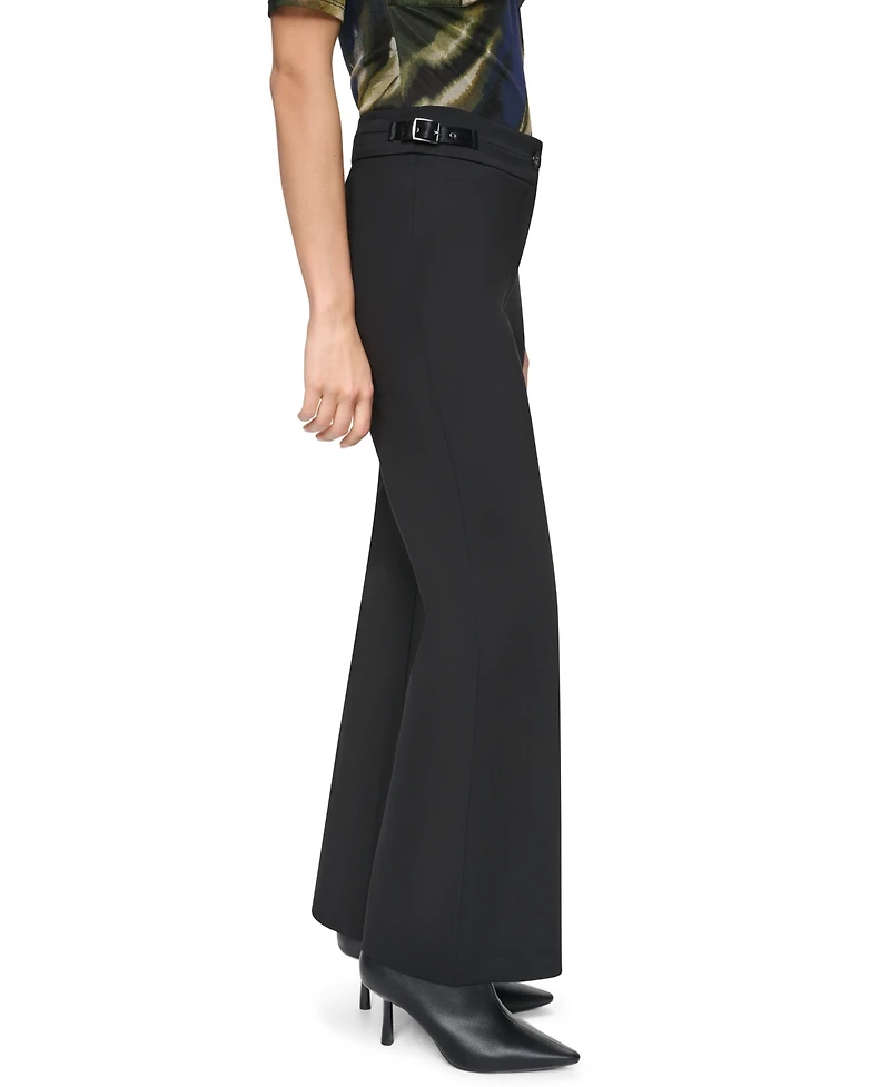 Dkny Women's Soho Ponte Fit-And-Flare Pants