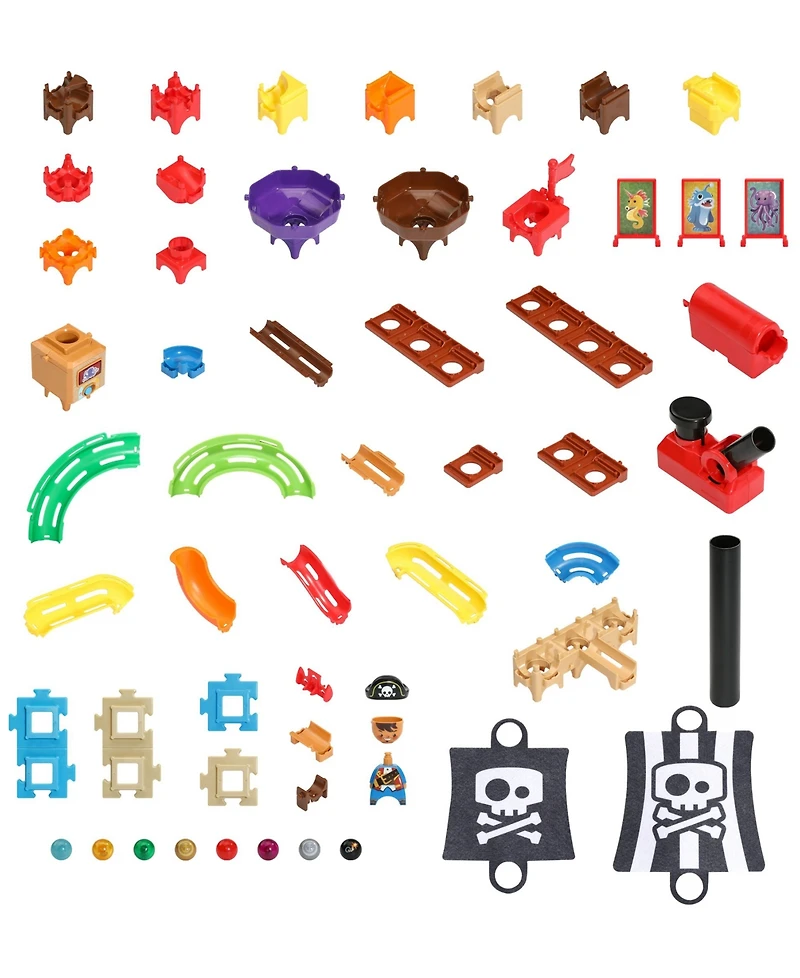 VTech Marble Rush Pirates Cove 162-Piece Adventure Set, Ages 4+